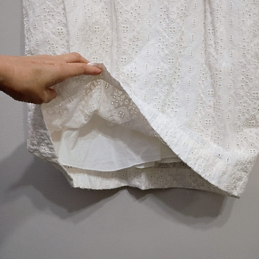 Current Elliot White Cotton Lace Dress - Picture 8 of 13